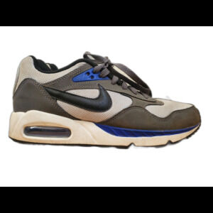 Nike Shoes Men 7 Air Max Correlate White Black Gray Blue Sport 511416-094 EUC